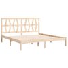 vidaXL Bed Frame without Mattress Solid Wood Super King