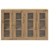 vidaXL Wall Cabinets 2 pcs Artisan Oak 69.5 x 34 x 90 cm