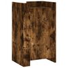 vidaXL Sideboard Smoked Oak 45x35x75 cm Engineered Wood