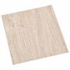 vidaXL Flooring Planks 5.11 m&sup2; 55 pcs PVC White and Wood Color