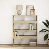 vidaXL Bookcase Sonoma Oak 100x33x125.5 cm Engineered Wood