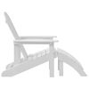 vidaXL Garden Lounge Furniture 2 pcs White 74 x 82 x 90cm Plastic