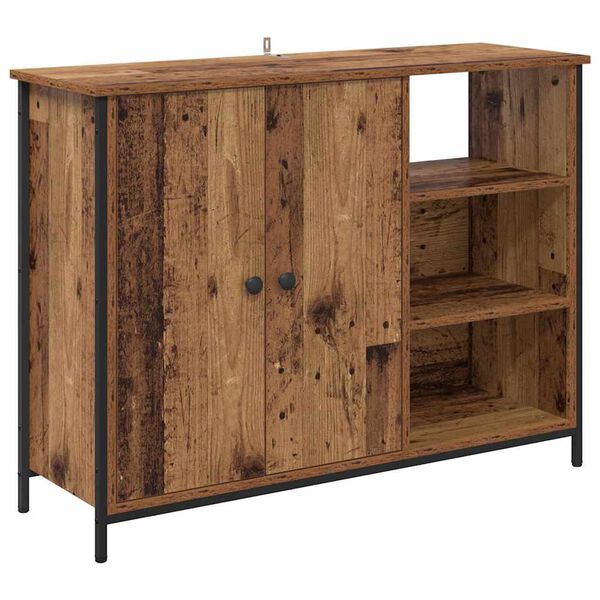 vidaXL Sideboard Old Wood 100 x 33 x 75 cm Engineered Wood