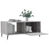 vidaXL Coffee Table Grey Sonoma 90x50x40 cm Engineered Wood