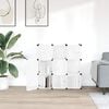 vidaXL Storage Cube Organiser with 9 Cubes and Doors Transparent PP