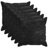 vidaXL Cushion Cover 6 pcs HOUTEN Anthracite 80 x 80 cm