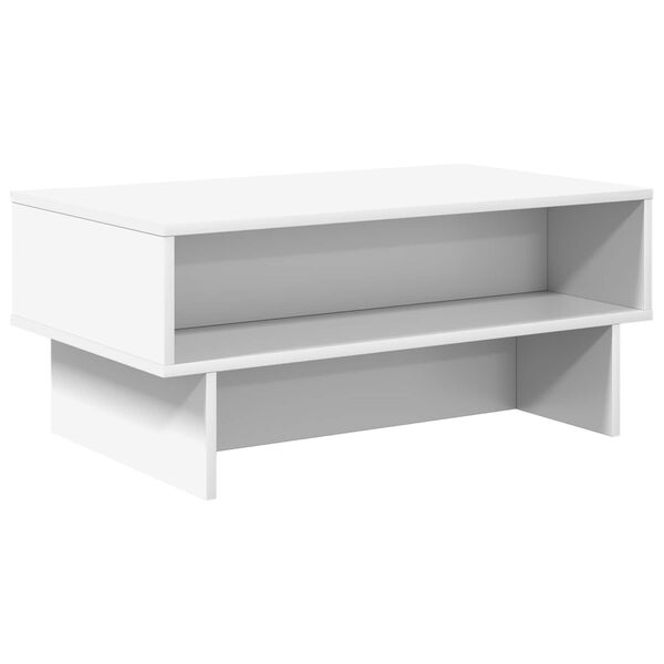 vidaXL Coffee Table White 80 x 46 x 35 cm Engineered Wood
