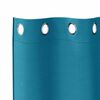 vidaXL Blackout Curtains with Rings 2 pcs Turquoise 175 x 140 cm