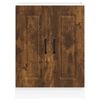 vidaXL Sink Base Cabinet Kalmar Smoked Oak 60x46x81.5 cm Engineered Wood