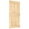 vidaXL Sliding Door with Hardware Set 95x210 cm Solid Wood Pine