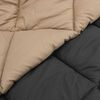 vidaXL Winter Duvet Anthracite and Taupe 220 x 155 cm Microfiber