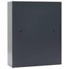 vidaXL Digital Safe with Lock Dark grey 30 x 10 x 36.5 cm Steel