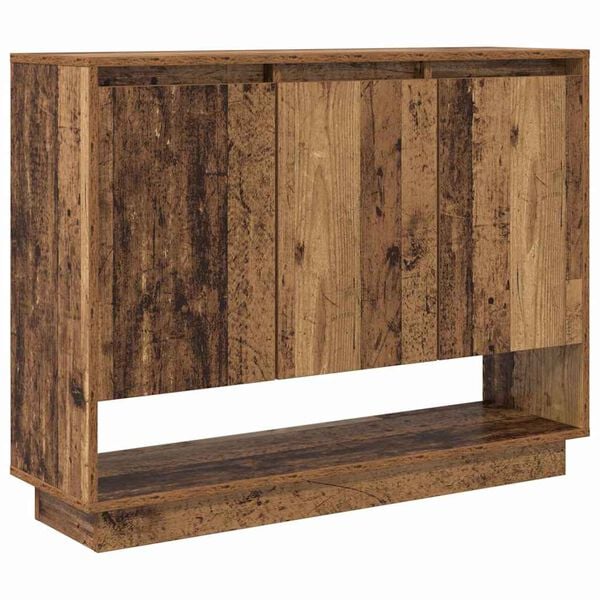 vidaXL Sideboard Old Wood 97 x 29 x 75 cm Engineered Wood