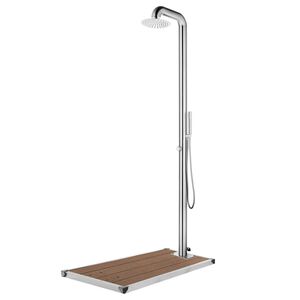 vidaXL Garden Shower | Stainless Steel | Tall | Durable | Garden Shower