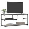 vidaXL TV Cabinet Grey Sonoma 103x38x46.5 cm Engineered Wood and Steel