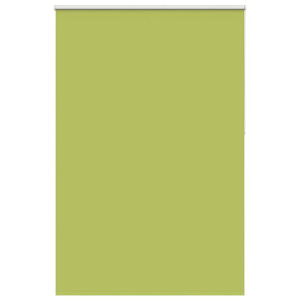 vidaXL Roller Blind Blackout Leaves Green 155x210 cm Fabric Width 151.6 cm Polyester