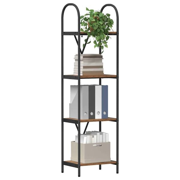 vidaXL Bookshelf Old Wood 40 x 30 x 146 cm Engineered wood