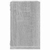 vidaXL Wall Shelves 2 pcs Grey 26 x 15 x 26 cm Engineered wood
