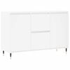 vidaXL Sideboard White 101.5x35x70 cm Engineered Wood