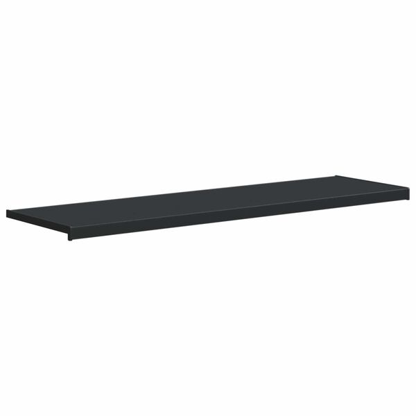 vidaXL Window Sill Anthracite with Wood Grain 160 x 45 x 4.5 cm PVC