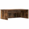 vidaXL Wall-Mounted Desk Smoked Oak Engineered Wood 80 x 45 x 30 cm