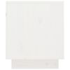 vidaXL TV Cabinet White 70x34x40 cm Solid Wood Pine