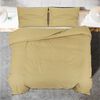 vidaXL Duvet Cover Set Taupe 200x200 cm Light-weight Microfiber