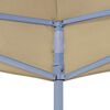vidaXL Party Tent Roof 4x3 m Beige 270 g/m²