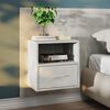 vidaXL Wall-mounted Bedside Cabinets 2 pcs Concrete Grey