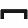 vidaXL Furniture Handle 12 pcs Black 110 x 12 x 36 mm Iron