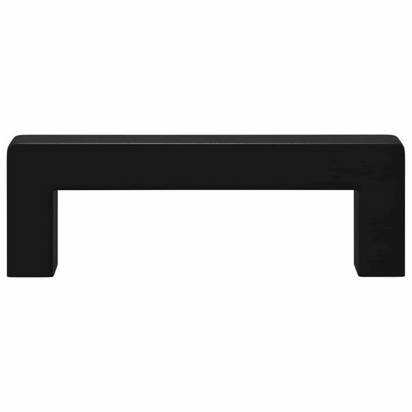 vidaXL Furniture Handle 12 pcs Black 110 x 12 x 36 mm Iron