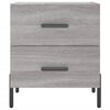 vidaXL Bedside Cabinet Grey Sonoma 40x35x47.5 cm Engineered Wood