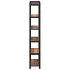 vidaXL Bookshelf Old wood 40 x 30 x 189.5 cm Engineered Wood