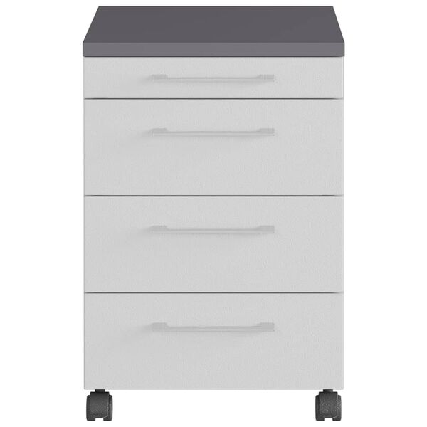 Germania Rolling Cabinet GW-Profi 2.0 42x49x61 cm Light Grey and Graphite