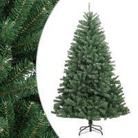 vidaXL Artificial Hinged Christmas Tree with Stand Green 150 cm