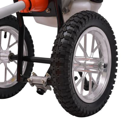 vidaXL Brush Cutter 2-Stroke Wheels 1.9 kW 52 cc 2.6 HP