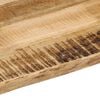 vidaXL Table Top Live Edge 100x40x2.5 cm Solid Wood Rough Mango