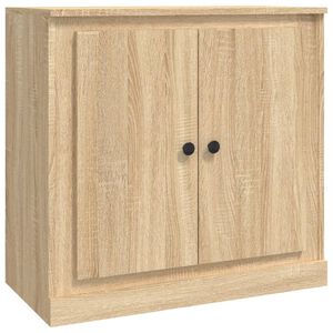 vidaXL Sideboard Sonoma Oak 70x35.5x67.5 cm Engineered Wood