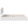 vidaXL Storage Bed with Headboard White 180 x 200 cm Engineered Wood