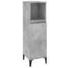 vidaXL 4 Piece Bathroom Furniture Set Concrete Grey Engineered Wood
