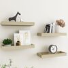 vidaXL Loggia Wall Shelves 4 pcs Oak 40x15x4 cm MDF