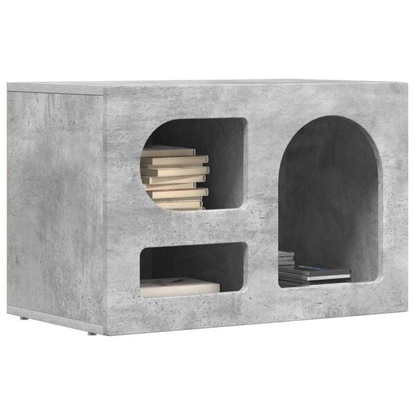 vidaXL TV Cabinet Concrete Grey 60 x 35 x 40 cm Engineered Wood