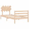 vidaXL Bed Frame without Mattress 90x200 cm Solid Wood