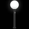 vidaXL Bollard Lights with Sensor 3 pcs 80 cm Black IP44