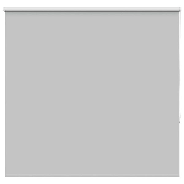 vidaXL Roller Blind Blackout Light Grey 155x175 cm Fabric Width 151.6 cm Polyester