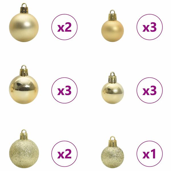 vidaXL Artificial Pre-lit Christmas Tree Silver 120 cm PET