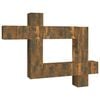 vidaXL 10 Piece TV Cabinet Set Smoked Oak Engineered Wood