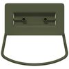 vidaXL Cabinet Handles 2 pcs Olive Green 85 x 45 mm Metal