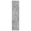 vidaXL Wardrobe Concrete Grey 80x50x200 cm Engineered Wood