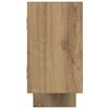vidaXL Wall Cube Shelf 5 Compartments Artisian Oak Engineered Wood